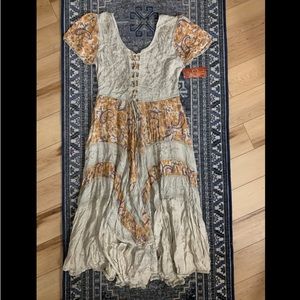 Scully Honey Creek Lace Front Short Sleeve Dress